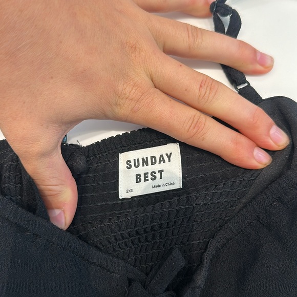 SUNDAY BEST BLACK CAMISOLE - Picture 2 of 3